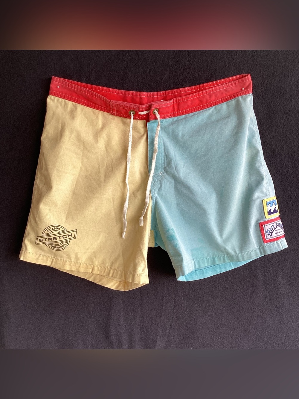 Vintage billabong board shorts swim trunks Australia men’s 34 color block